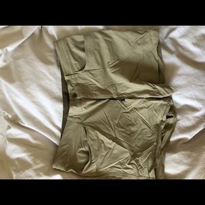 Patagonia tan hiking shorts